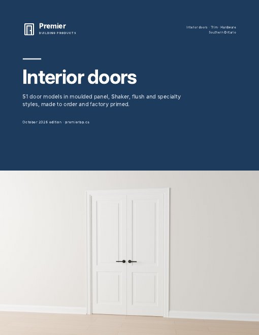 Cover of the Interior doors catalogue