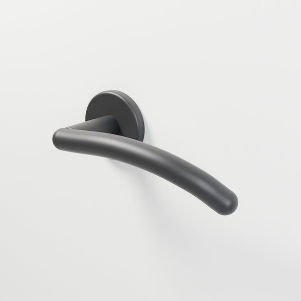 Curved Lever, Matte Black, model 9162