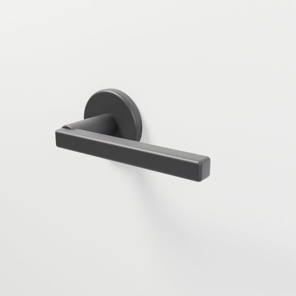 Square Lever, Matte Black, model A8815