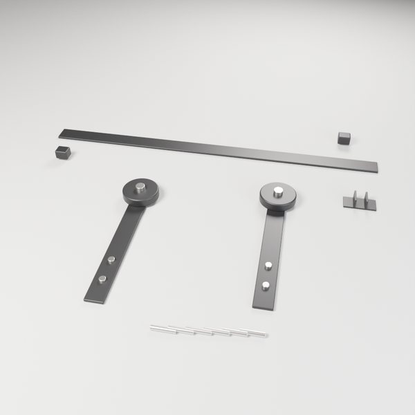 Barn Door Hardware Kit, model BK-KIT
