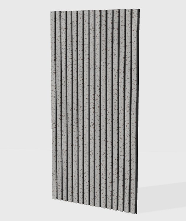 Specialty core acoustic slat panel in Colour Fleck, model SP003